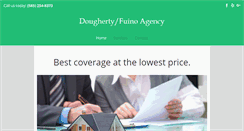 Desktop Screenshot of doughertyfuinoagency.com