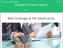 Tablet Screenshot of doughertyfuinoagency.com